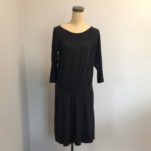 Black maternity dress